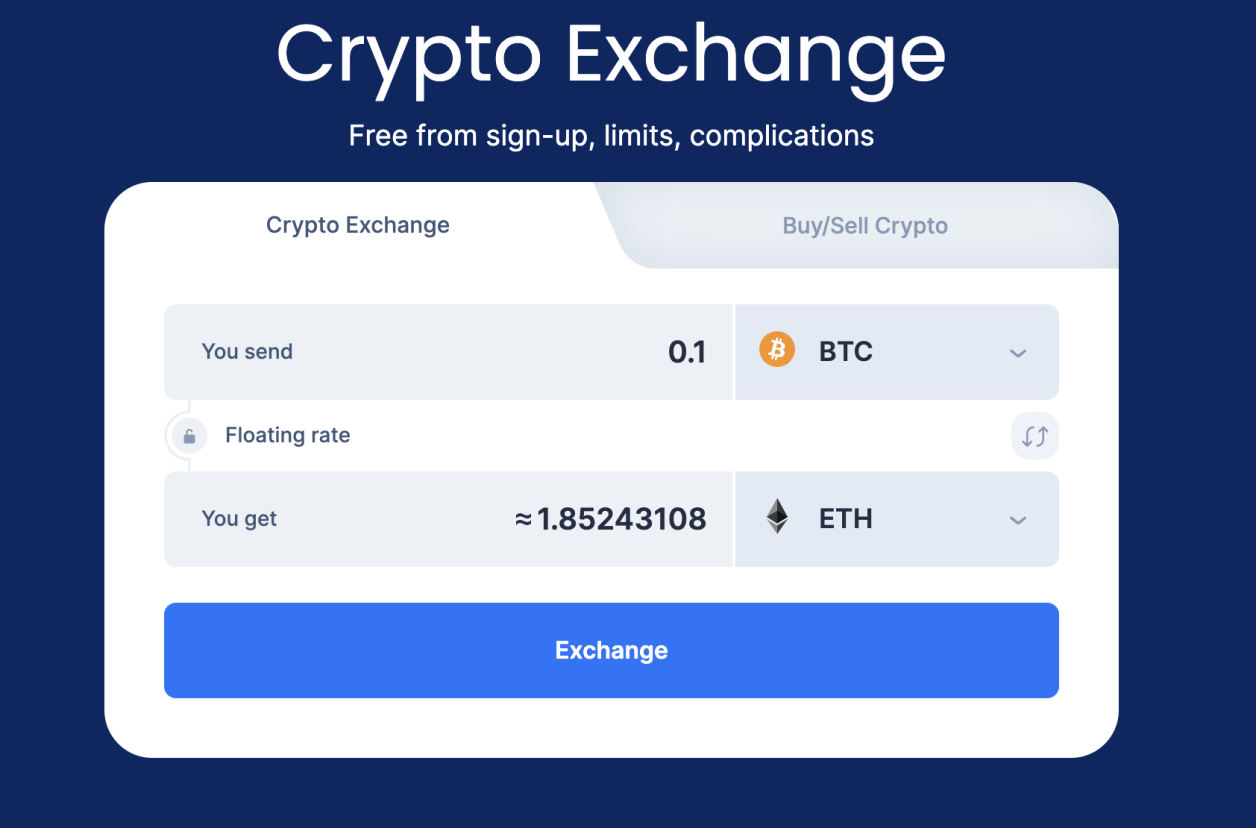 SimpleSwap Exchange